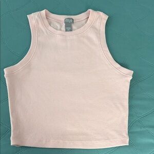 Tilly's Blush Ribbed Tank Top
